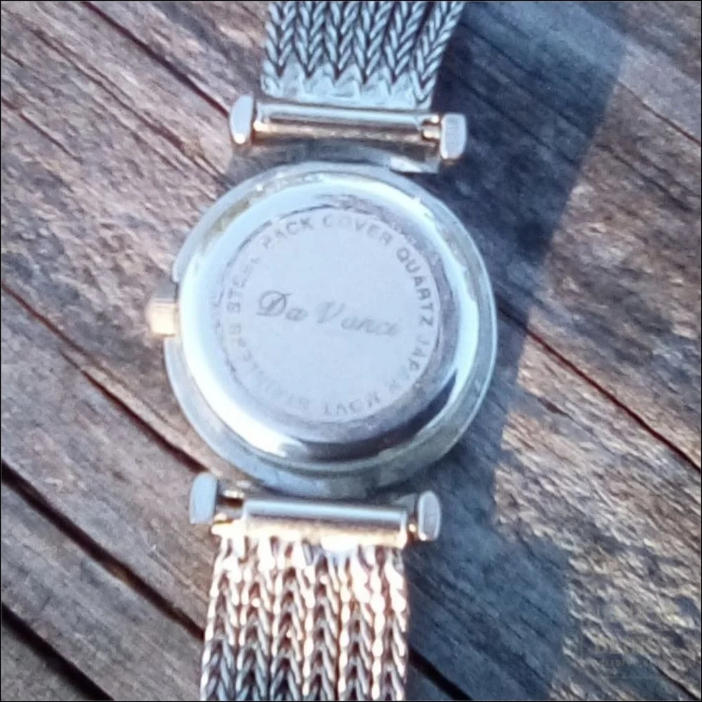 De Vons Vintage Silver-Tone Bracelet Watch 0.5